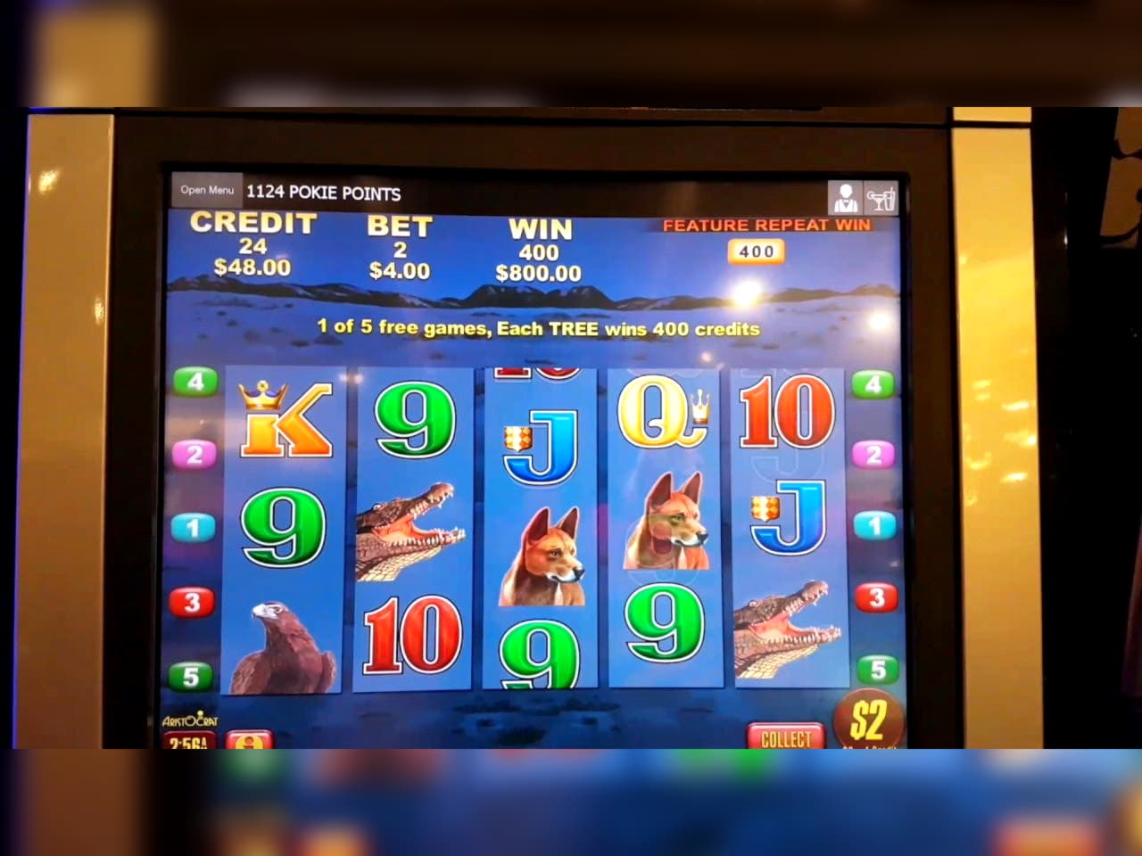 Euro 400 casino chip at Cashpoint Casino